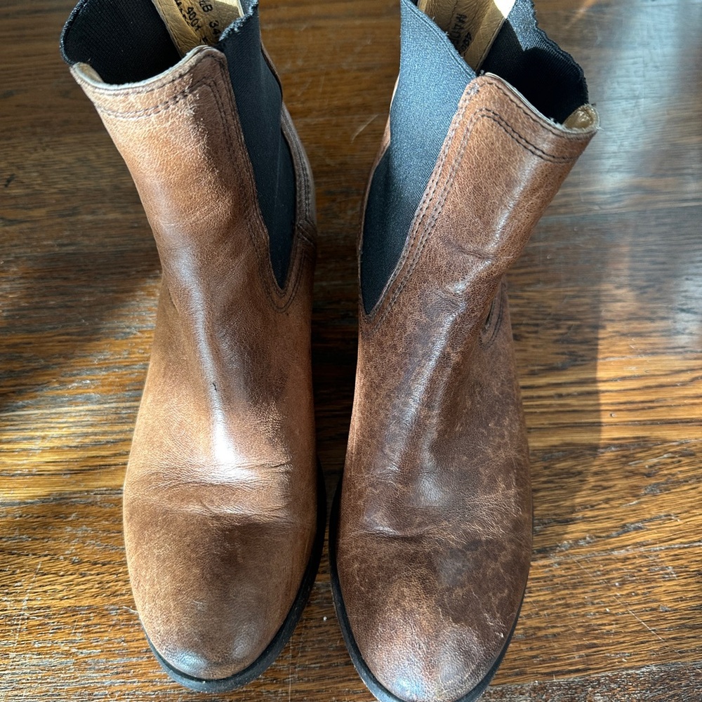 Frye Brown Chelsea Boots